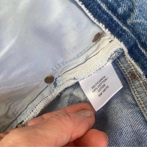 Re/done Levi’s Blue Denim midi skirt size 26 - Picture 16 of 16